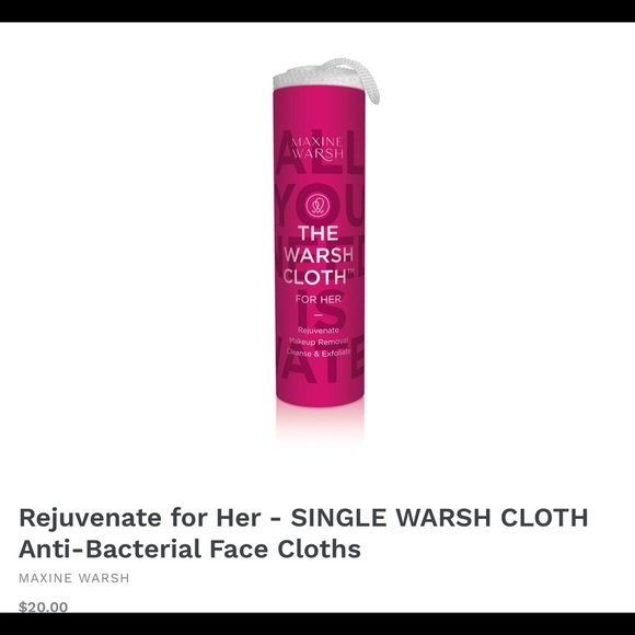 THE WARSH CLOTH™ FOR HER
3-IN-1 MAKEUP REMOVER - Picture 3 of 3
